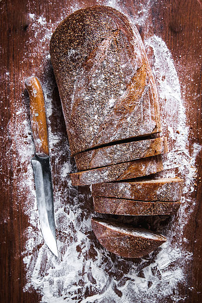 istock food. sliced rye bread on a wooden background 477764948
