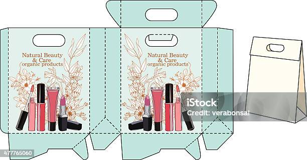Template Bags For Cosmetics Stock Illustration - Download Image Now - 2015, Bag, Beautician