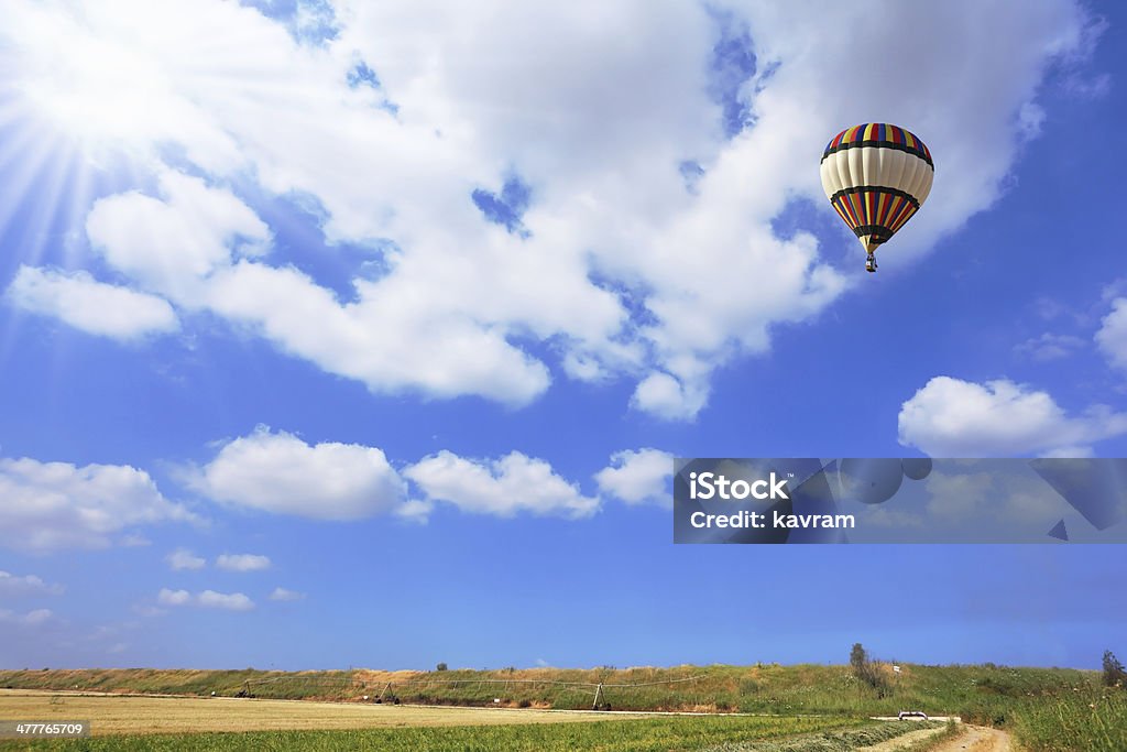美しい熱気球の無料フライト - Horizonのロイヤリティフリーストックフォト