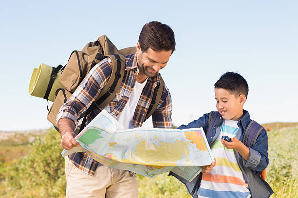 istock Father and son on a hike together 477766168
