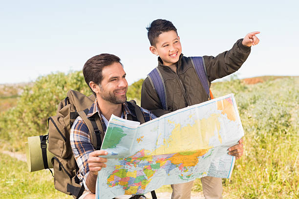 istock Father and son on a hike together 477766198