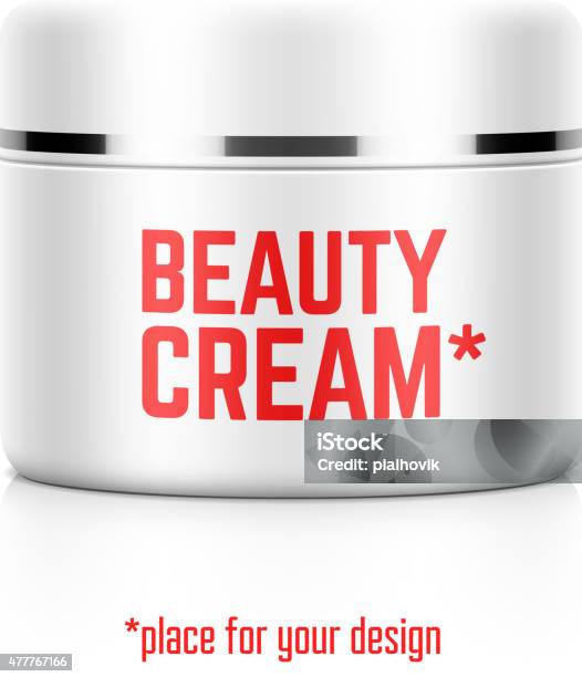 Beauty Cream Jar Template Stock Illustration - Download Image Now - Moisturizer, Template, 2015