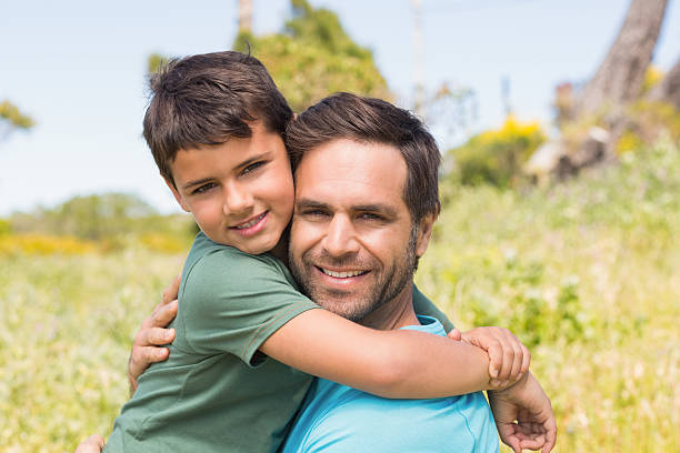 istock Father and son in the countryside 477767450