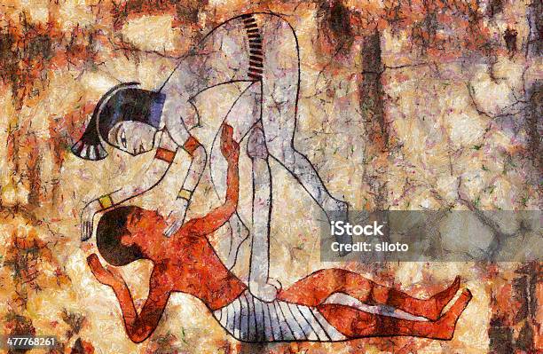 Vetores de Erótico Arte Do Antigo Egito e mais imagens de Cultura egípcia antiga - Cultura egípcia antiga, Casal, Sexo e reprodução