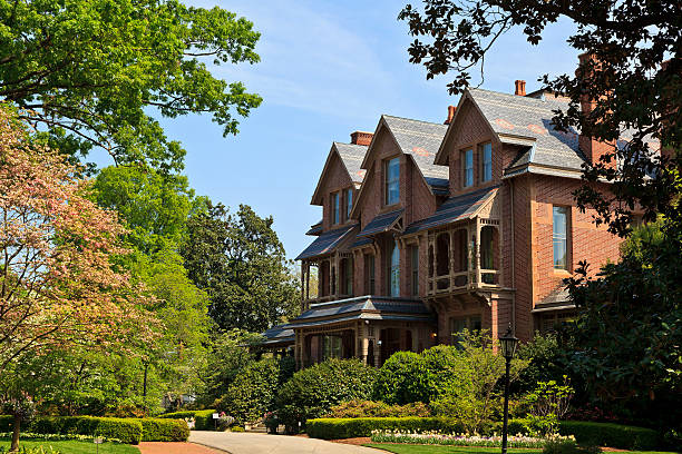 North Carolina Executive Mansion in Raleigh stock photo