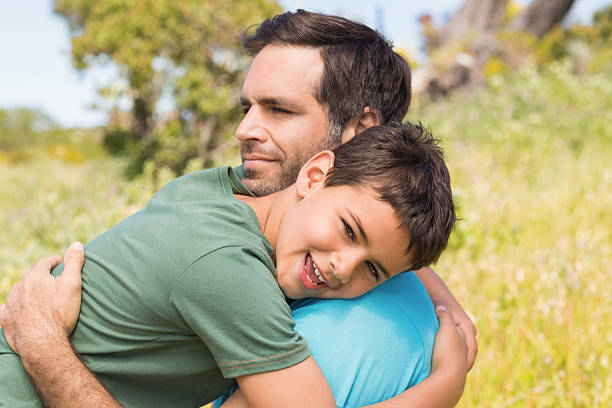 istock Father and son in the countryside 477771762