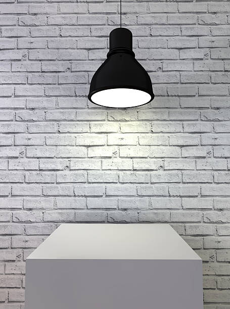 istock blank frame poster in room with ceiling lamp 477772342