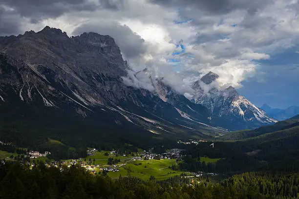 Famous Dolomites Mountain - Italy