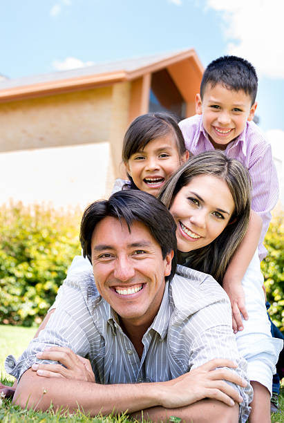 istock Happy family portrait 477773037