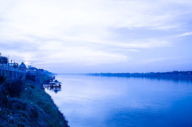 Mekong river stock photo