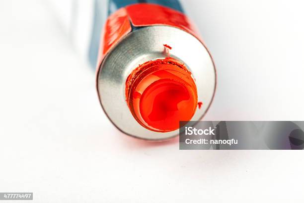 Rote Farbe Dyeeffekt Stockfoto und mehr Bilder von Farbton - Farbton, Farbtube, Fotografie
