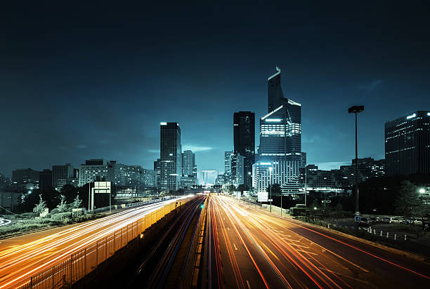 istock Paris LaDefense in sunset time, France 477775678