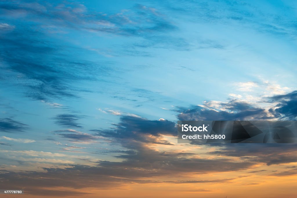 Sunrise Cloud 2015 Stock Photo