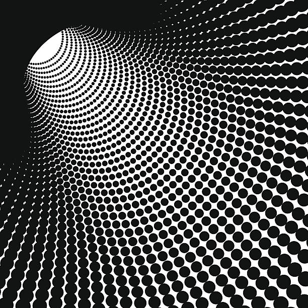 추상적임 터널 배경기술 일러스트 - pipe backgrounds built structure three dimensional shape stock illustrations