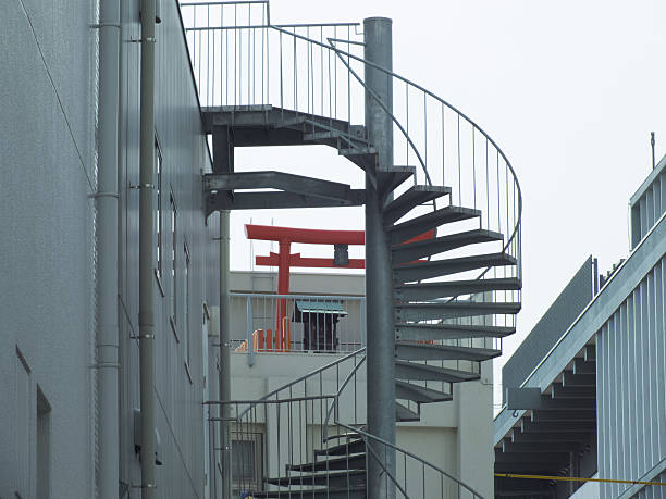 istock bluesky high building spiral step torii 477784531