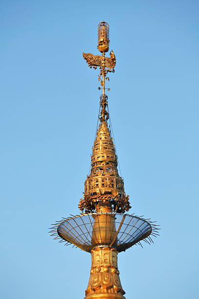 Top of Golden Rock (Kyaiktiyo) pagoda