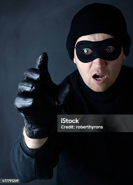 Thief Grab Stock Photo - Download Image Now - Black Color, Glove, Protective Glove