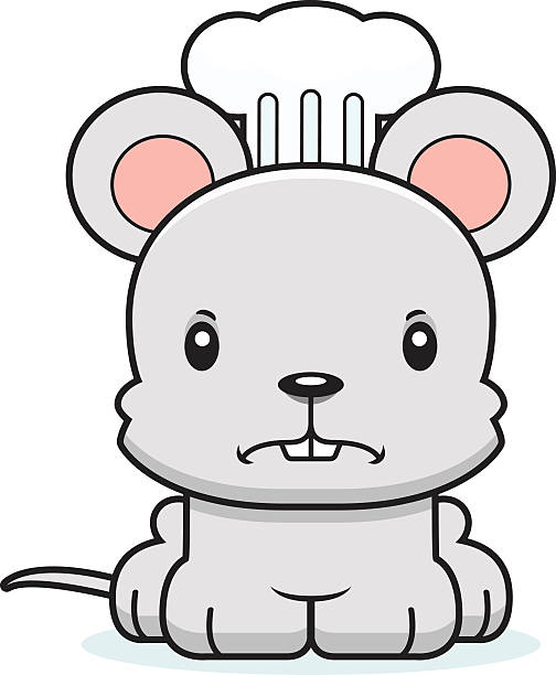 ilustrações de stock, clip art, desenhos animados e ícones de mulher furiosa chef do rato - cartoon chef mouse rat