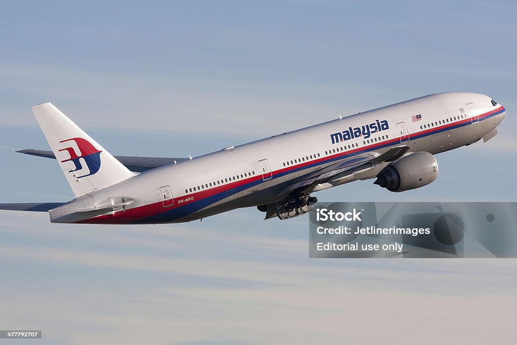 マレーシア航空のボーイング 777-200 /ER - マレーシア航空のロイヤリティフリーストックフォト