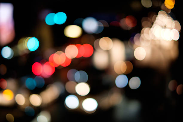 istock Abstract blur bokeh of traffic jam 477793220