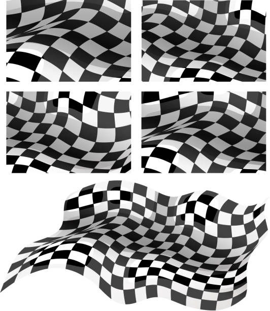 состязание фон - checkered flag flag checked winning stock illustrations