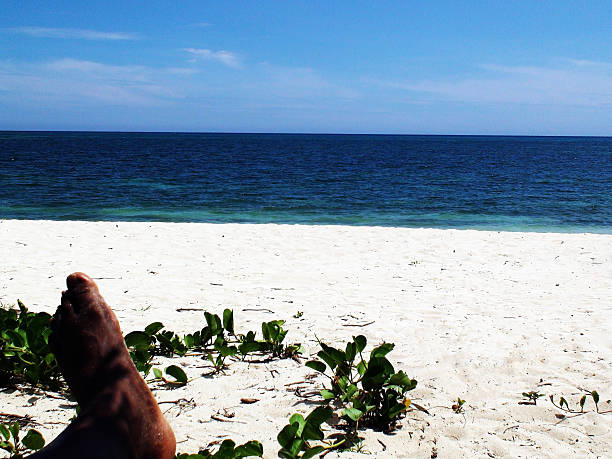 White IslandCamiguinPhilippinesApril 23, 2018Pieces of coral in the beautiful setting of White Island