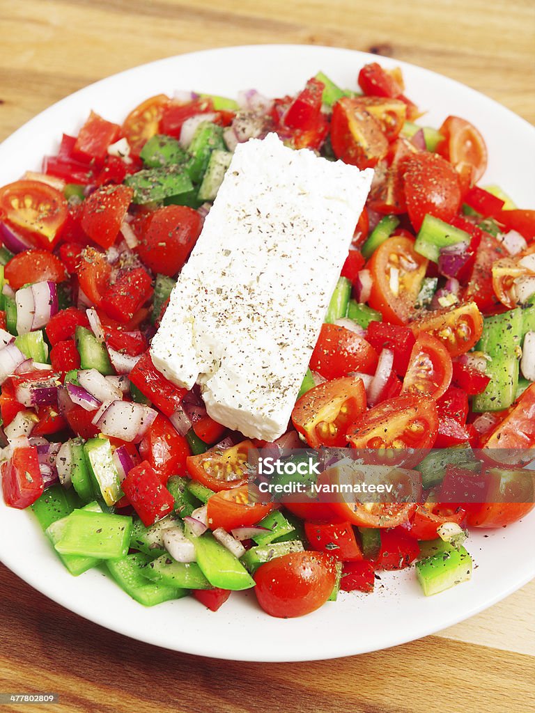 Griechischer Salat - Lizenzfrei Einzelner Gegenstand Stock-Foto