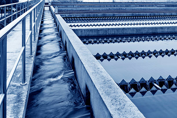 istock Modern urban wastewater treatment plant. 477802841