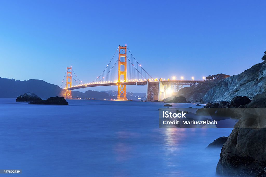 Golden Gate - Foto stock royalty-free di Acciaio