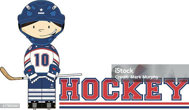 Ice Hockey Boy Learning Letter H Stock Illustration - Download Image Now - Alphabet, Cartoon, Characters