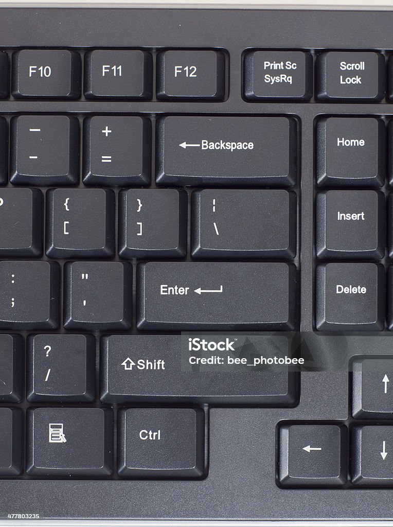 Tastatur in der Nähe - Lizenzfrei Ausrüstung und Geräte Stock-Foto