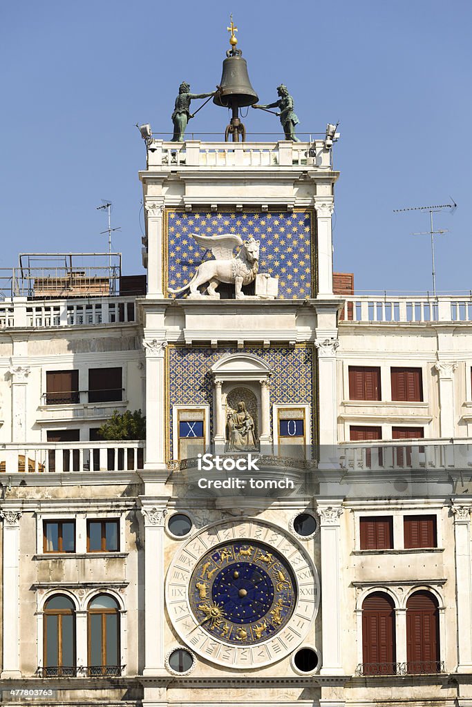 Torre dell'orologio Venezia - Foto stock royalty-free di Acquario - Segno zodiacale (aria)