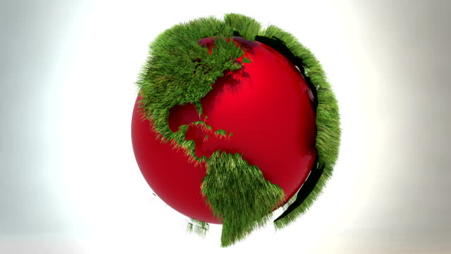 Green world - red