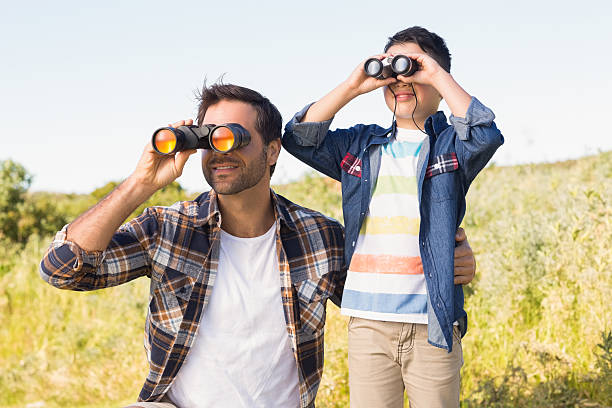 istock Father and son on a hike together 477804382