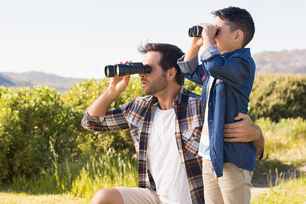 istock Father and son on a hike together 477804414