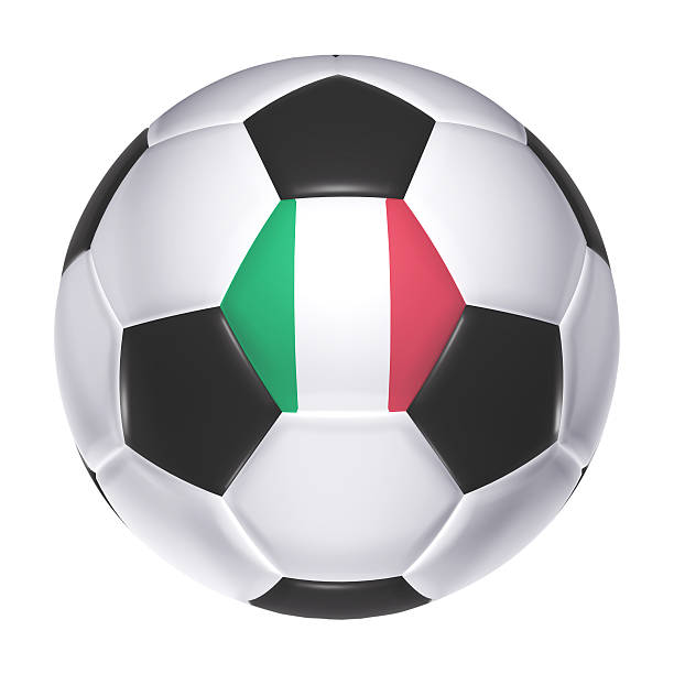 istock Soccer ball with Italy flag 477804755