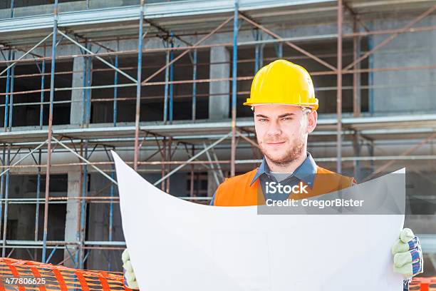 Foto de Trabalhador De Construção e mais fotos de stock de Adulto - Adulto, Arquiteto, Arquitetura