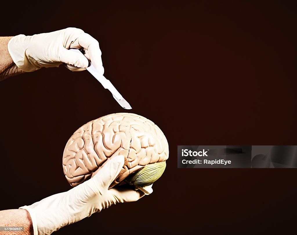 てお客様のカット： 脳のテクニックに基づく手術用ダミー人形 - アイデアのロイヤリティフリーストックフォト