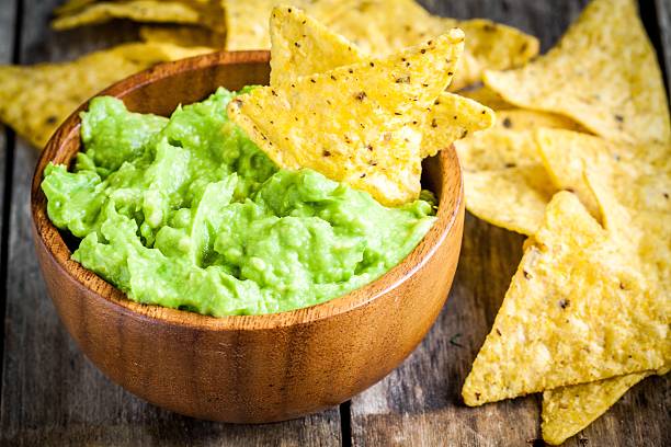 istock homemade guacamole with corn chips closeup 477808494