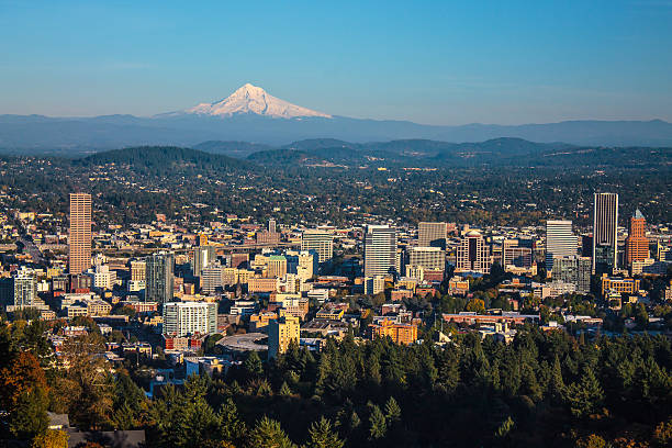 istock Portland, Oregon and Mount Hood 477810573