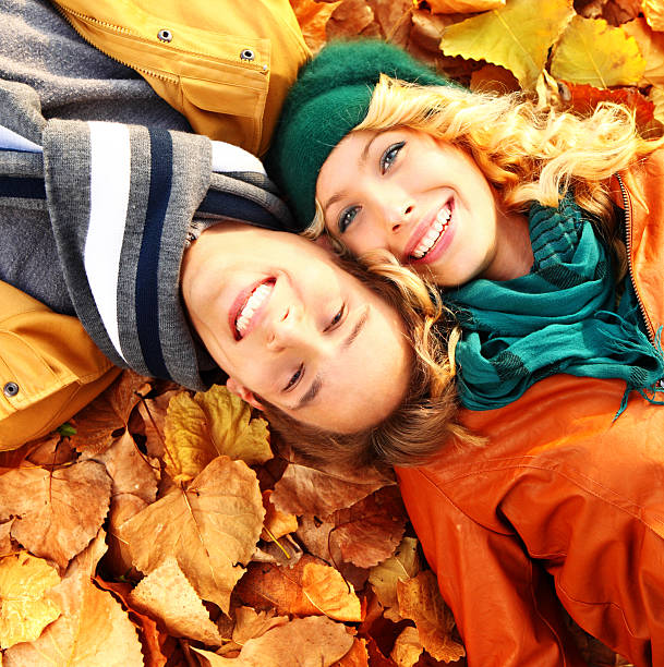 istock Young couple in park 477811111