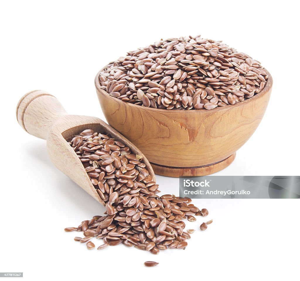 flax seeds isolated on white flax seeds isolated on white background Flax Seed Stock Photo