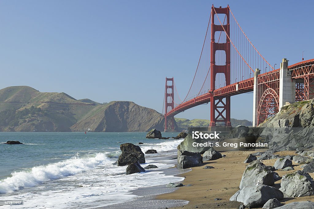 Golden Gate Bridge - Foto stock royalty-free di Ambientazione esterna