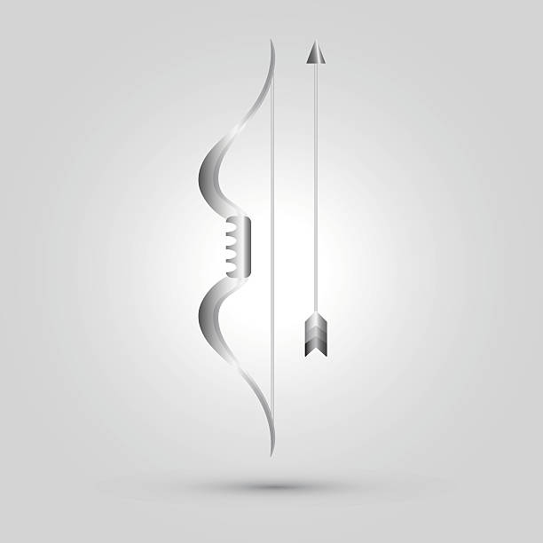 istock Illustration of archer ninja weapon, cartoon vector 477812368
