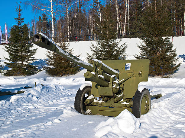 istock Old cannon three times since World War 477812460