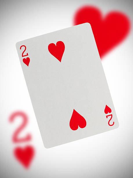 istock Playing card, two of hearts 477813501