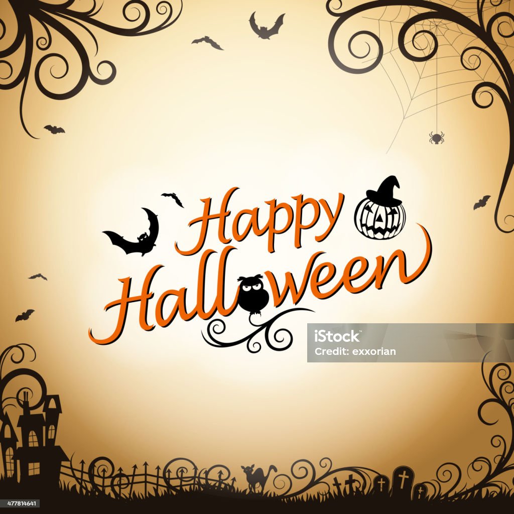 Spooky Halloween Halloween stock vector