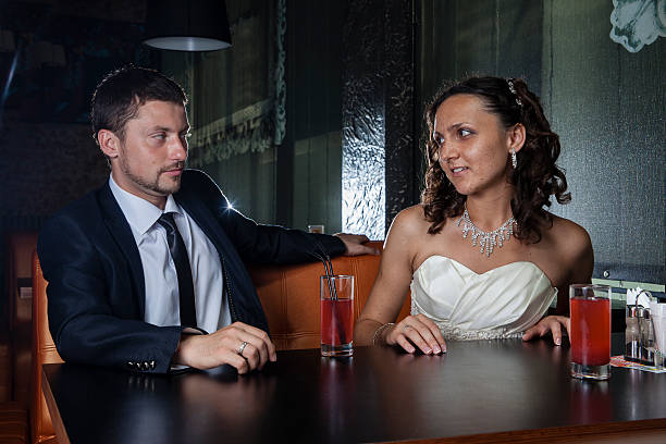 istock Couple in the cafe 477814904