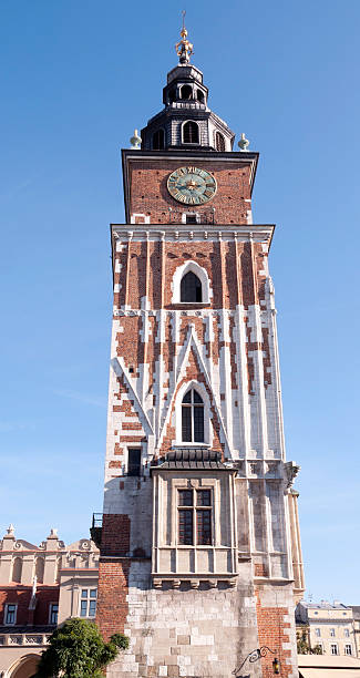 istock Town hall tower in Krakow, Poland 477815206