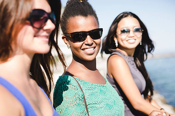 istock Three young women having fun in the city 477817249